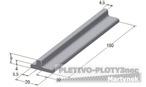 Obrubník zahradní i pod plot 