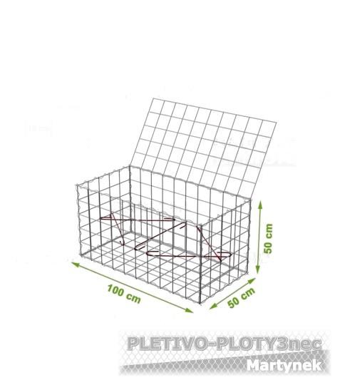 Gabionový koš 1000x500x500mm
