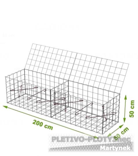 Gabionový koš 2000x500x500mm