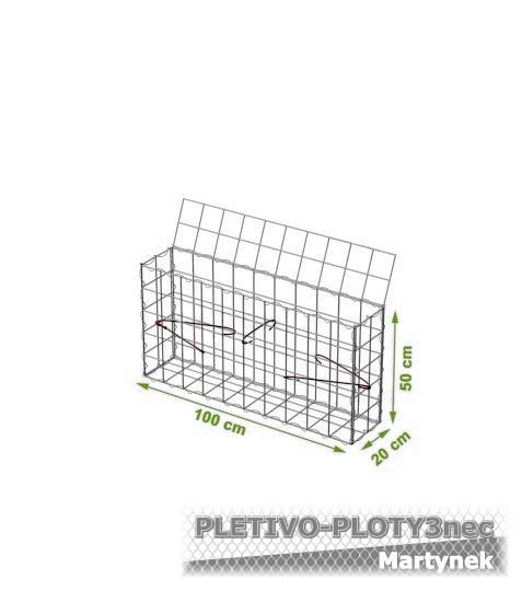 Gabionový koš 1000x200x500mm