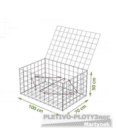 Gabionový koš 1000x700x500mm