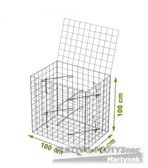 Gabionový koš 1000x700x1000mm