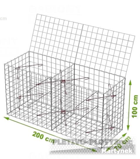Gabionový koš 2000x700x1000mm