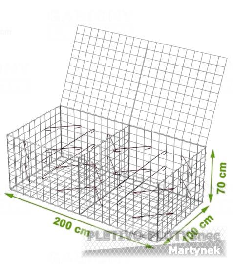 Gabionový koš 2000x1000x700mm