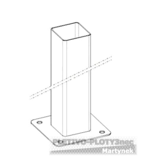 Konzola pro plotový sloupek DuoFuse DFPS60 - ZN
