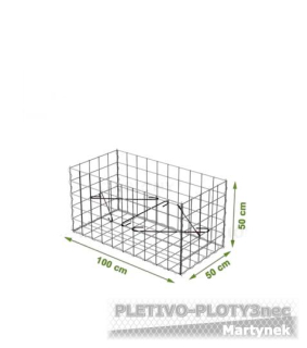 Gabionový koš 1000x500x500mm