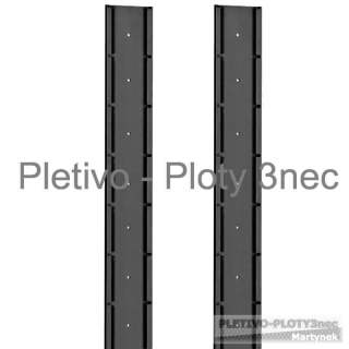 Sloupek PRAKTIK 1830mm ZN+RAL7016 ANTRACIT