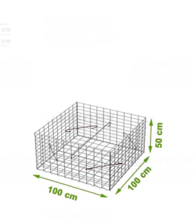 Gabionový koš 1000x1000x500mm