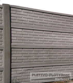 Betonový plot typ "C"