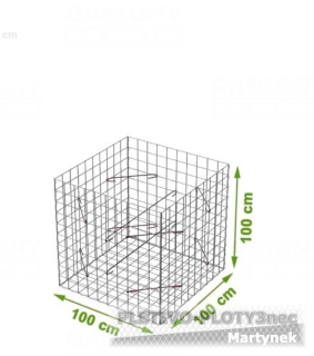 Gabionový koš 1000x1000x1000mm
