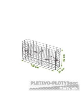 Gabionový koš 1000x200x500mm