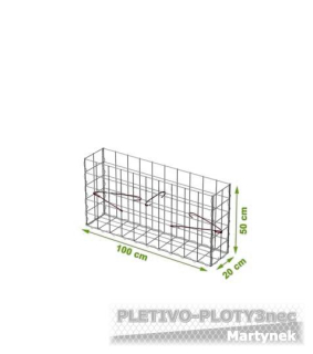 Gabionový koš 1000x200x500mm