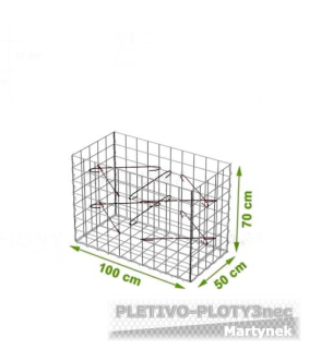 Gabionový koš 1000x500x700mm