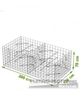 Gabionový koš 2000x1000x700mm