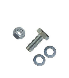 Šroub M8, 2ks podložka a matice,